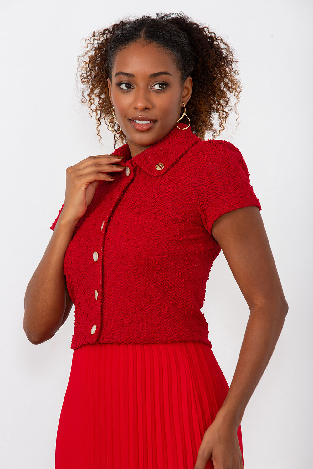 FOXEY 44415 NEW STANDARD DRESS 42 紺 CONJUNTO JENIE – Thais Rodrigues